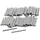 100 Pcs Metal 1.3mm x 15.8mm Dowel Pins Fasten Elements