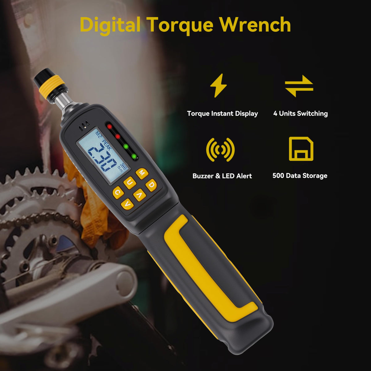 Engranaje de Torque Digital LinkMejor 2.6-70.8 in-lb 38 Piezas Set
