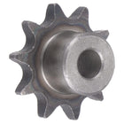 10 Teeth Sprocket Type B Single Strand 1/2" Pitch, 10mm Bore A3 Carbon Steel for ISO 08B