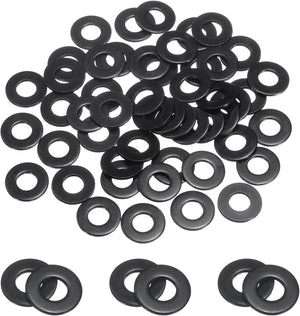 50 ตัว แผ่นลอยเหล็กแข็ง 1/4" สีขาวหนังเงิน 7.3mm ID x 15mm OD x 1.4mm หนัก 50 ตัว แผ่นลอยเหล็กแข็ง 1/4" สีขาวหนังเง