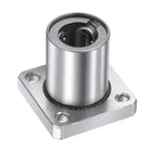LMK12GA Linear Ball Bearings 12mm Bore 21mm OD 30mm Length Square Flange Steel Cage for CNC Machine 3D Printer
