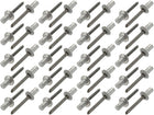 6.4mmx13mm Aluminum Round Dome Head Closed End Blind Rivets Fastener 40pcs
