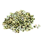 100 Pcs M5 Threaded Countersunk Head Knurled Blind Rivet Nuts Nutserts