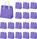 25pcs Insulated Take Out Bags, 9.4" x 5.9" x 10.2" Insulated Take Away Bags Thermal Disposable Lunch Bags Disposable Cooler Bags for Hot Cold Food Catering Grocery Picnic Purple