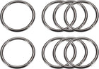 Metal O Rings, Multi-Purpose Non-Welded O-Ring Buckle for Craft Belt Purse Bag Making Hardware