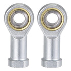2pcs SI14TK PHSA14 Spherical Rod End Bearing 14mm Bore Self-Lubricated Joint Bearing M14x2.0 Right Hand Female Thread Connector