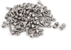 M4x10mm Hex Socket Head Knurled Cap Screws Bolts Nuts Set 50Pcs