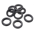 8Pcs Rubber Grommets 1-9/16 ID, 1-3/4 Drill Hole, Firewall Grommet Automotive Rubber Hole Eyelet Ring Gasket for Wire Cable Hose Protection, Metal Electric Box, (40x45mm, Black)