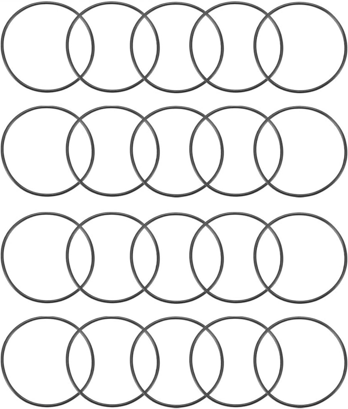Nitrile Rubber O-Rings, 29mm OD 27mm ID 1mm Width, Metric Sealing Gasket, Pack of 20