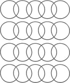 Nitrile Rubber O-Rings, 29mm OD 27mm ID 1mm Width, Metric Sealing Gasket, Pack of 20