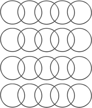 Nitrile Rubber O-Rings, 29mm OD 27mm ID 1mm Width, Metric Sealing Gasket, Pack of 20
