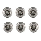 LinkMejor Paslanmaz Çelik Boru Bağlantısı 1/4" NPT Hexagonal Countersunk Erkek Diş Boru Kapak, 6ADET