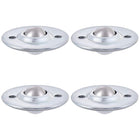 Ball Transfer Bearing Unit 16mm 22Lbs Carbon Steel Flange-Mount Type for Transmission Pack of 4