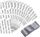 200Pcs Shrink Bands, 78x30mm PVC Clear Perforated Heat Shrink Wrap Band for Bottles, Jars Seal for Dropper Bottle, Test Tube Bottles