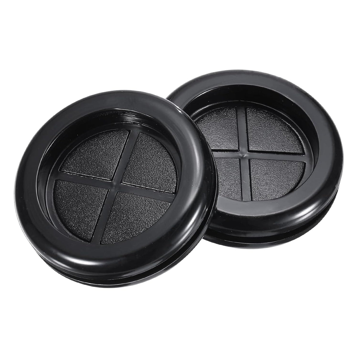Rubber Grommet Round Double-Sided Mount Dia 50 mm ID 42 mm for Wire Protection 8pcs