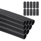 10Pcs 3.28 ft 4:1 Ratio Heat Shrink Tubing, 0.31" ID Wire Heat Shrink Tube with End Cap, Waterproof Tubing Adhesive Shrinkable Wire Wrap Tube for Cable Sealing, Black