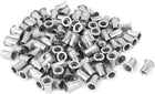 M6 Stainless Steel Flat Head Rivet Nut Insert Nutsert 100pcs
