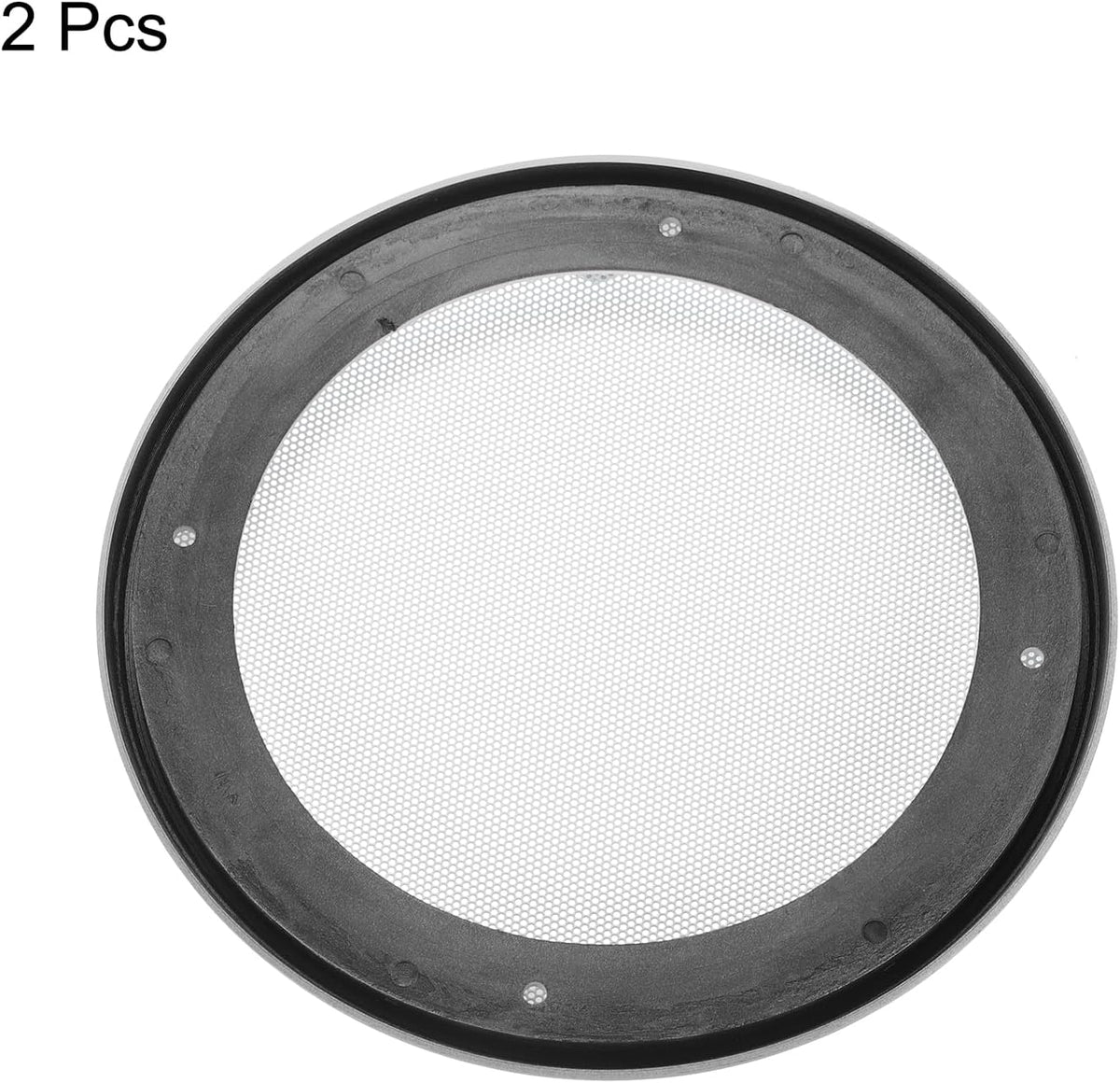 2pcs 6.5" Grill Mesh Decorative Circle Woofer Guard Protector Cover Parts White