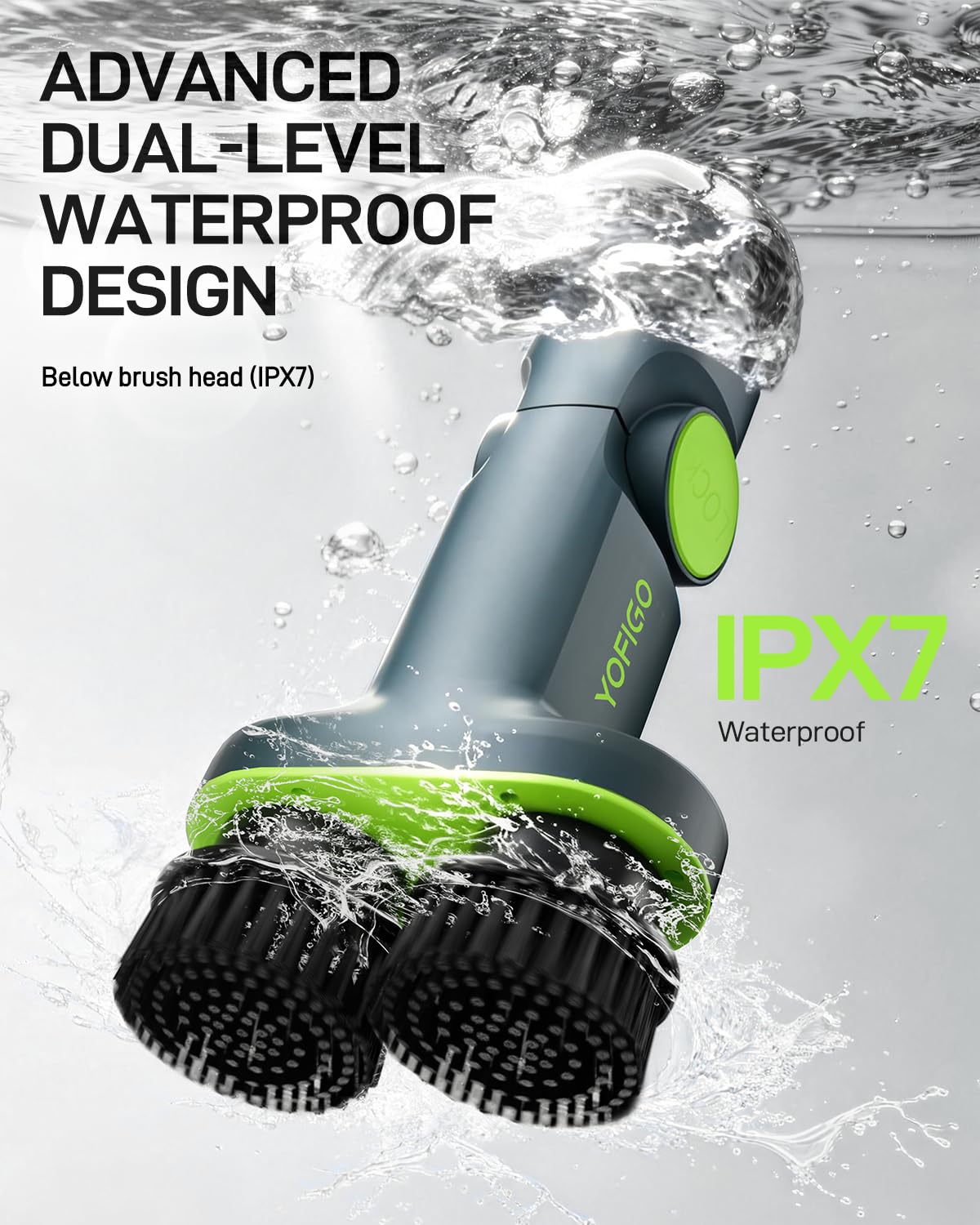 リンクメホア電気スピンブラシコードレスクリーニングブラシ