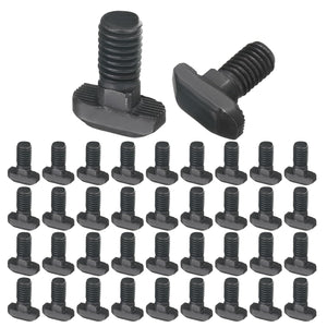 40pcs M8x16mm t Slot Drop-in Bolt, Carbon Steel Hammer Head Bolts t Shape Stud Sliding Screw for European Standard 40 Series Aluminum Profile