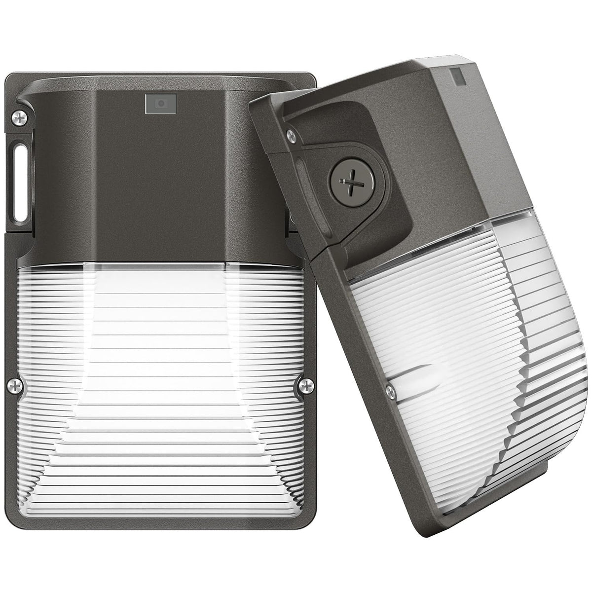 LinkMejor 30W LED Wall Pack Light, 5000K 3600LM, Dusk to Dawn Sensor, 2 Pack