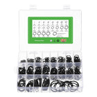 581 Pcs External Retaining Rings, 21 Sizes 65Mn Carbon Steel External Circlip Snap Rings Assortment Kits with Metal Tweezer Round Wire Snap Rings for Valves Electrical Appliances