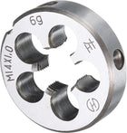 Round Threading Die M14 x 1.0 Metric Thread Left Hand Screw Cutting Fixed Dies, Alloy Tool Steel Tapping Repair Tool