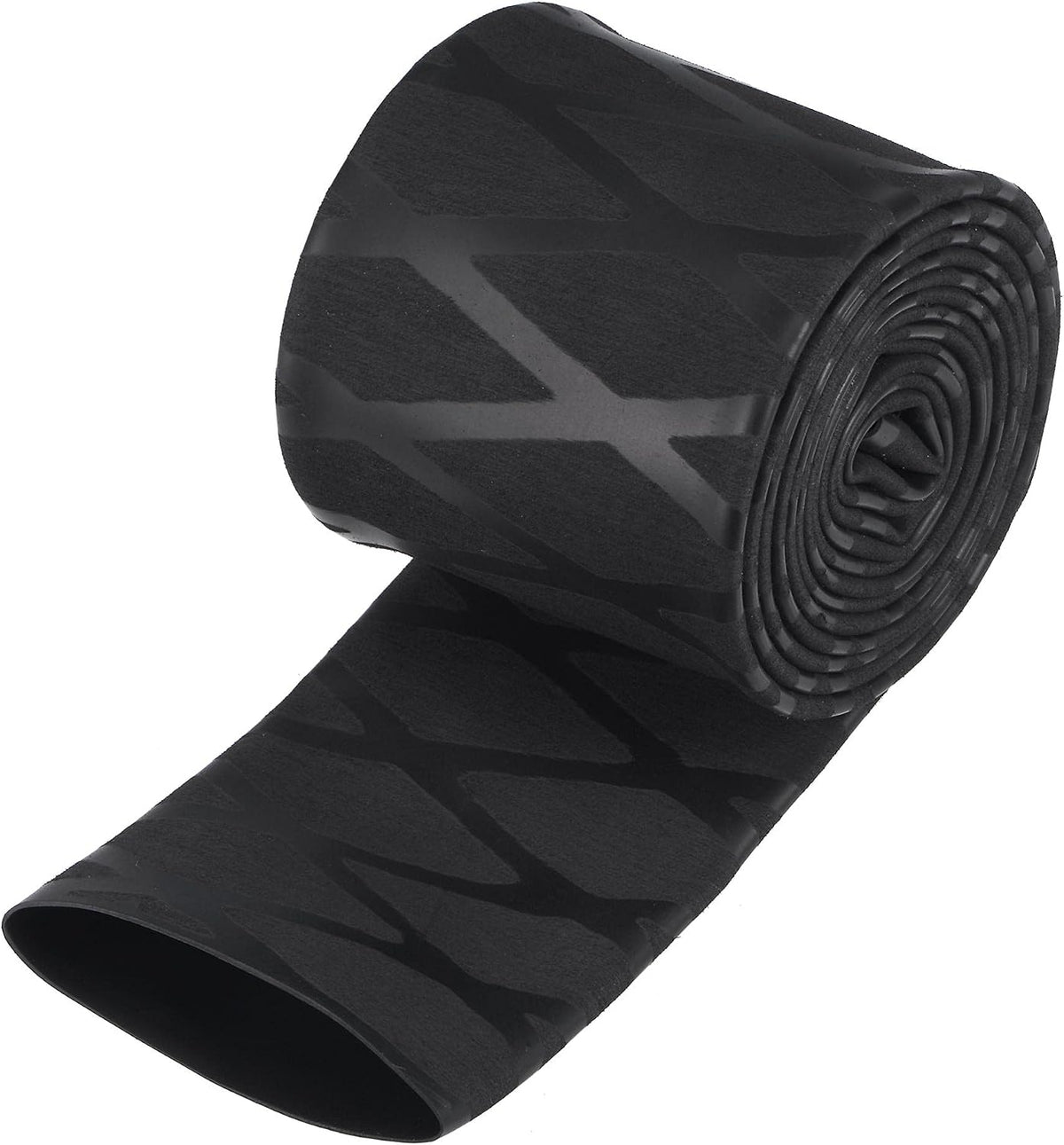 Heat Shrink Wrap Tubing for Fishing Rod Grips Handle, 40mm Dia 65mm Flat 5ft 1.7:1 Ratio, Black