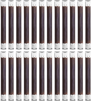 24Pcs Metal Internal Flex Frame, 13cm/5.1" Coin Purse Frame Handbag Hinges Clip for Wallet Bag DIY Craft Sewing Purse Making, Silver