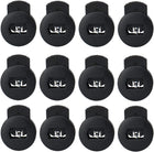 LinkMejor Plastic Cord Locks Stopper End Spring Stop Single Hole Toggle Fastener Rope End