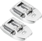 7306A Low Shank Invisible Zipper Embroidery Sewing Machine Presser Foot, Sewing Machine Replace Accessories, 2Pcs