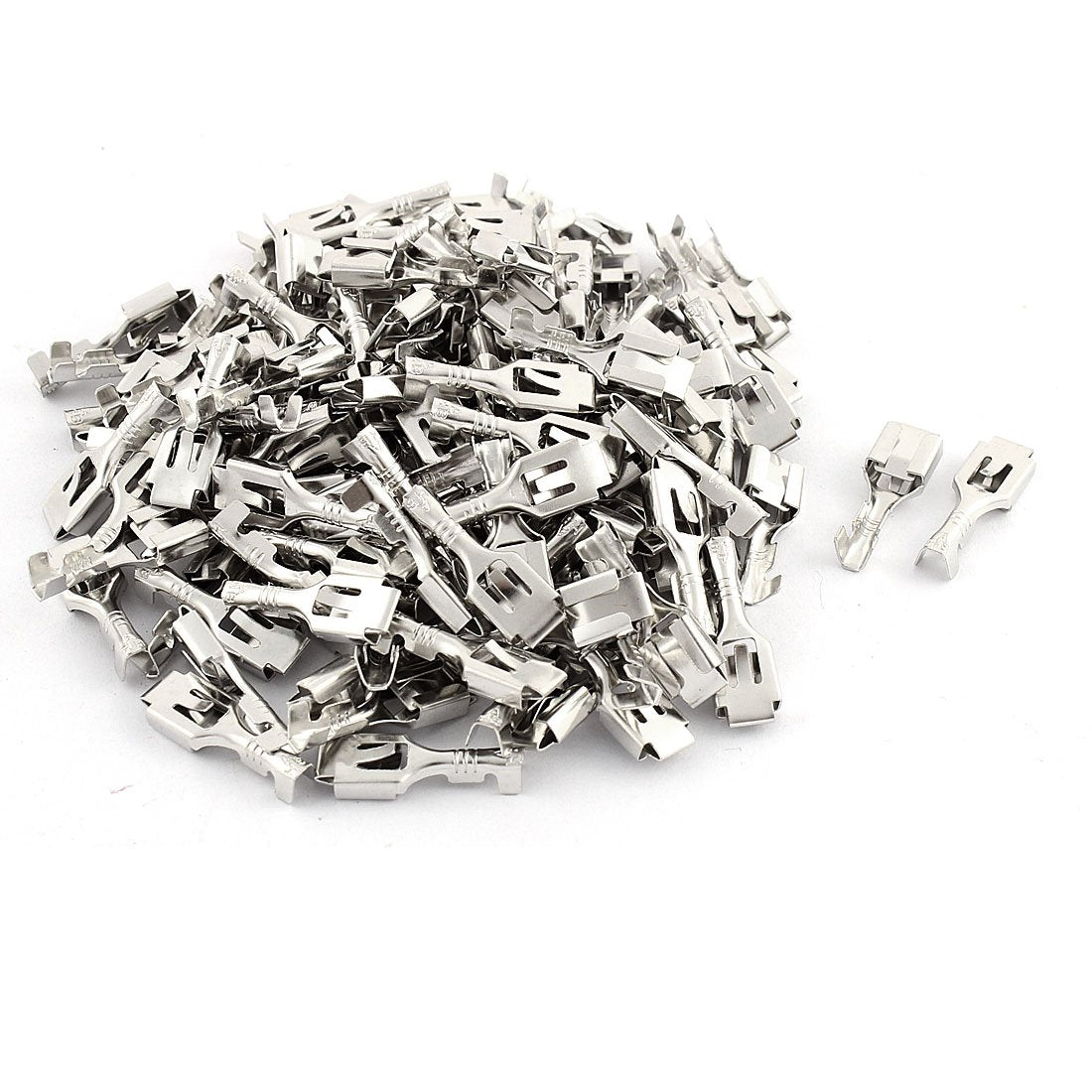 PVC Female Spade Terminal Insulated Sleeve Cover, 2.8 mm 19 Pieces Clear