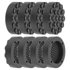 Anti Vibration Pads for Washing Machine, 8pcs Silicone Non-Silp Support Feet Mat with 19 Strong Suction Cups for Stop Washer and Dryer Walking (Black, 2.5" Diameter)