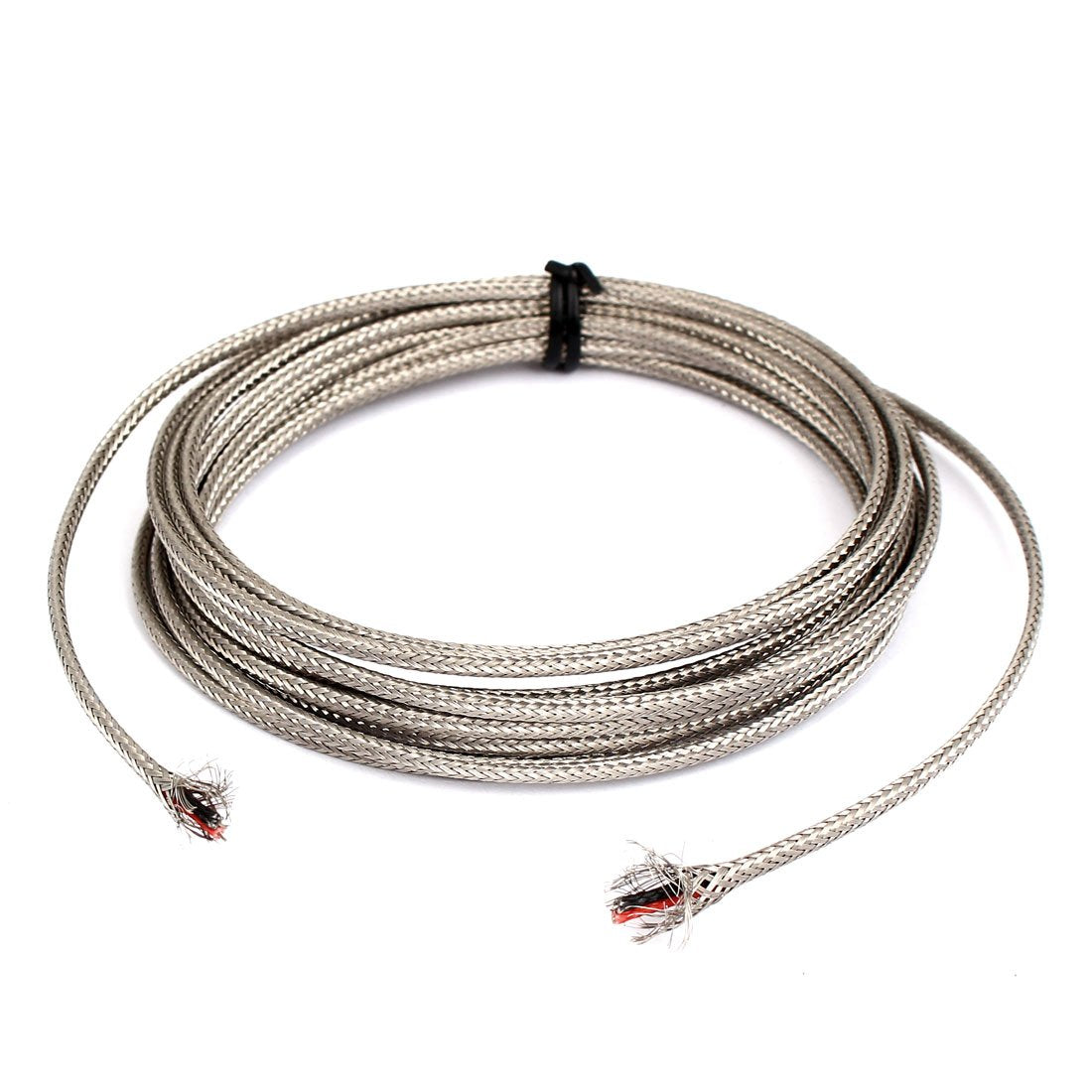 3 Meter Silver Tone Metal K Type Thermocouple Extension Wire