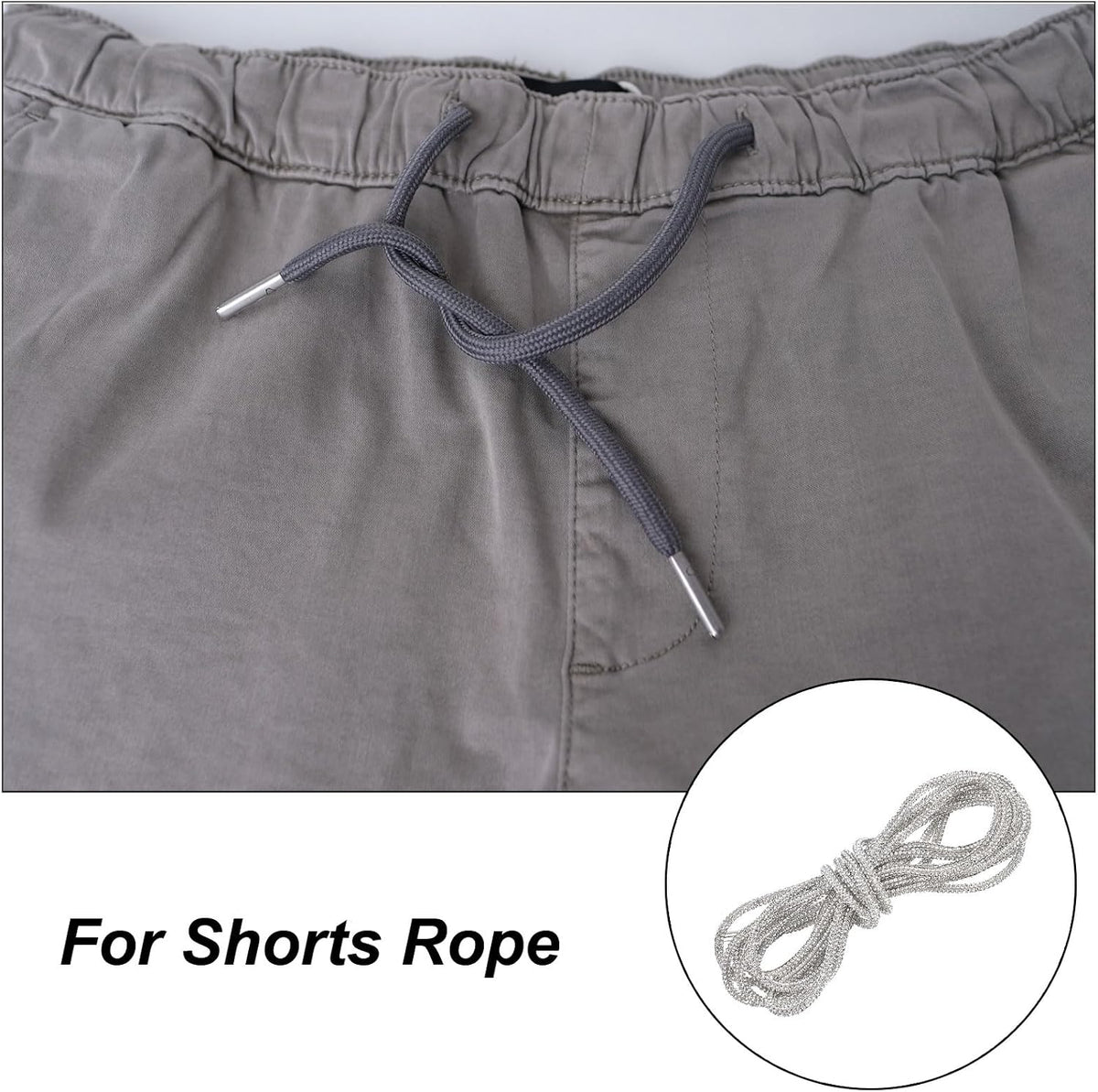 LinkMejor Cordones para zapatos, cordones redondos con diamantes de imitación, cordones de repuesto para pantalones deportivos