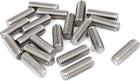 M8 x 25mm 1.25mm Pitch 304 Stainless Steel Fully Threaded Rods Bar Studs 20 Pcs