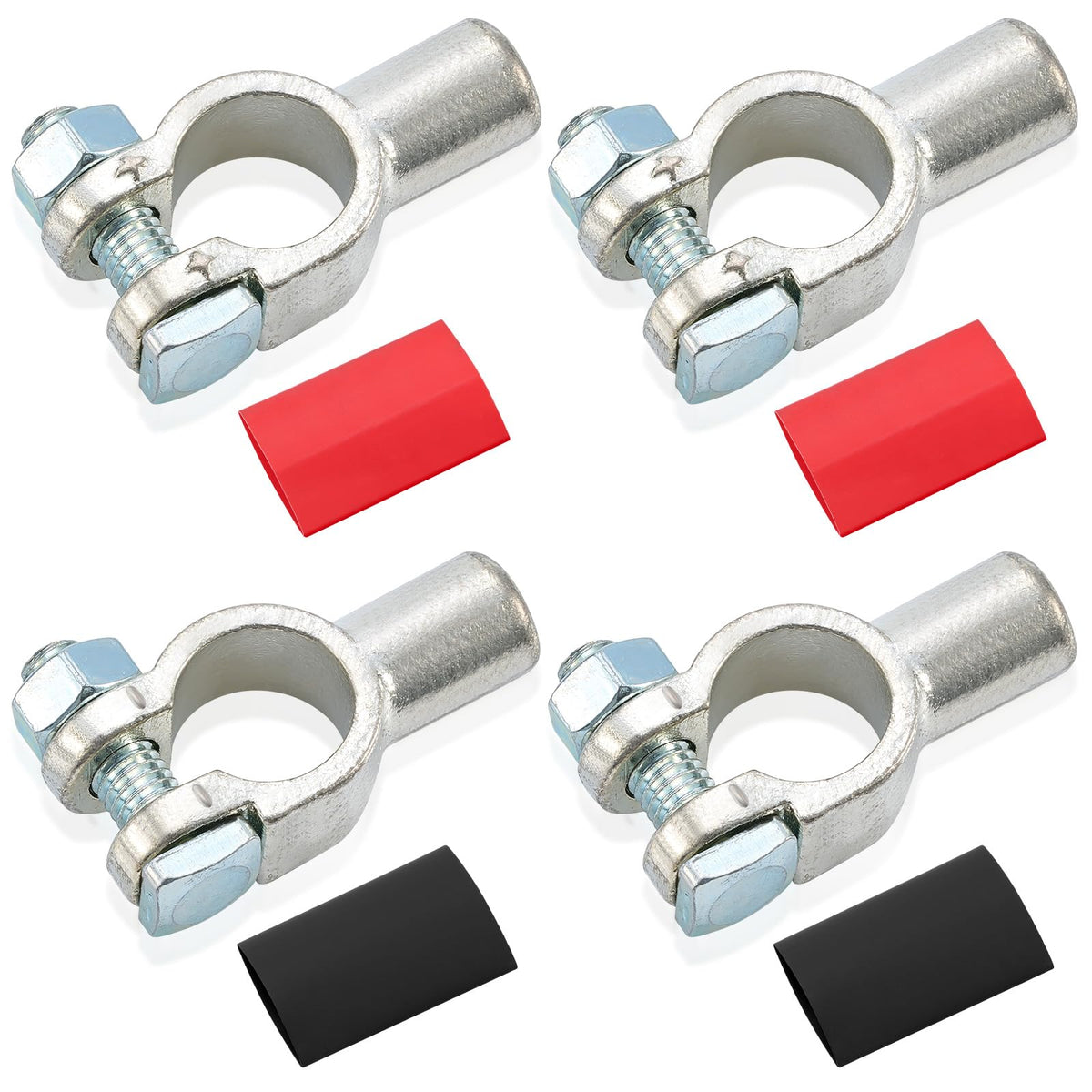 8 Pcs 2 Paar Batterieterminalstecker Top Post Batteriekabelenden
