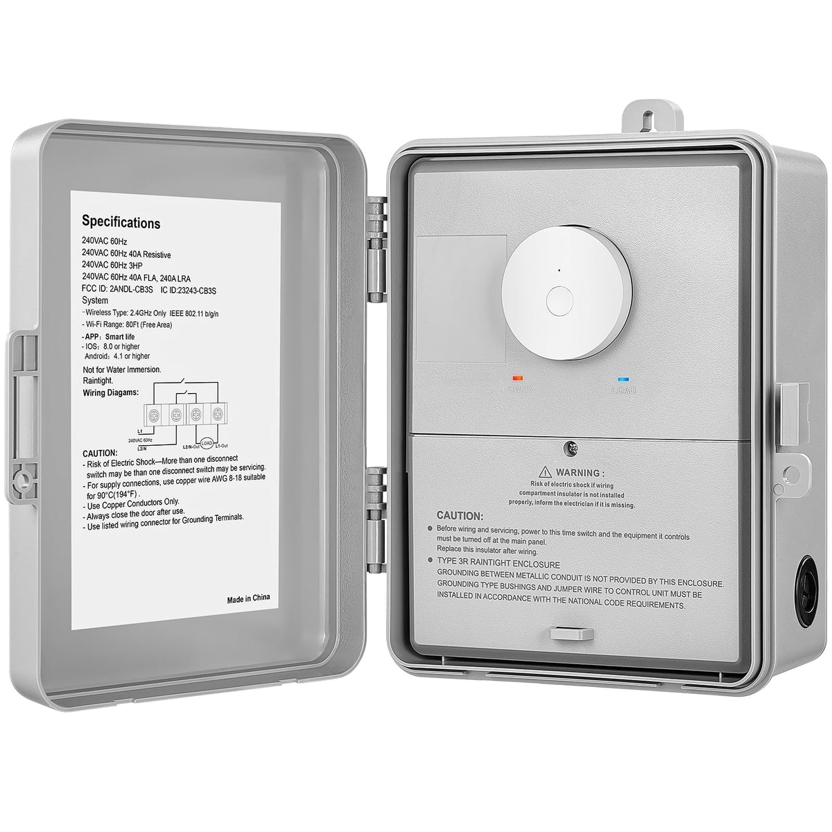 LinkMejor WiFi uima-altaan ajastin, 40AMP 120V 2HP, raskasluokan uima-altaan ajastin
