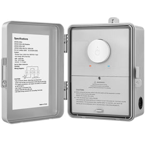 LinkMejor Timer WiFi do Płytki, 40AMP 120V 2HP, Timer do Pompki Basenowej Heavy Duty