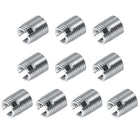 Self Tapping Threaded Inserts M3 M5x6mm Carbon Steel Repairing Nuts 20pcs