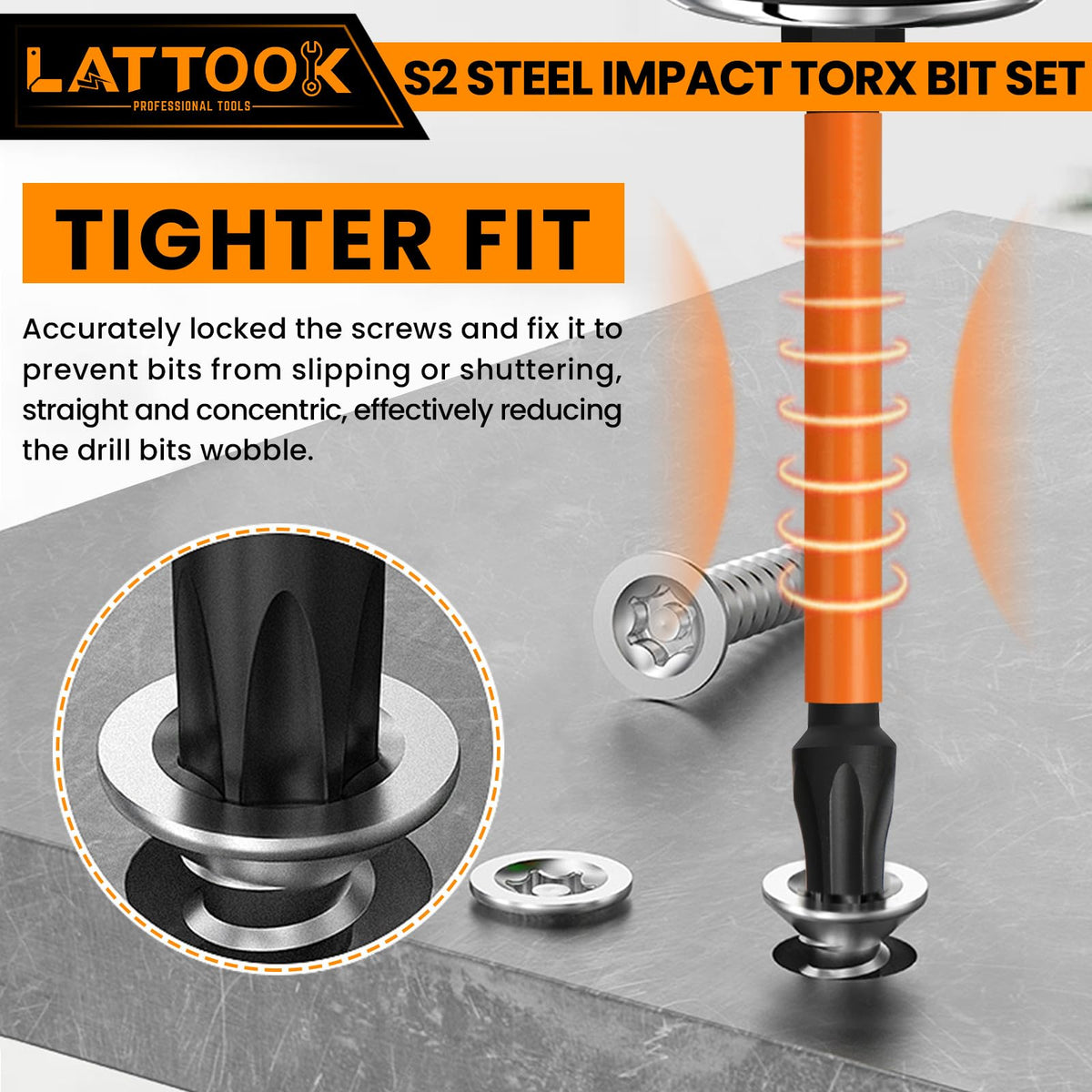 5PCS T50 Torx Bits