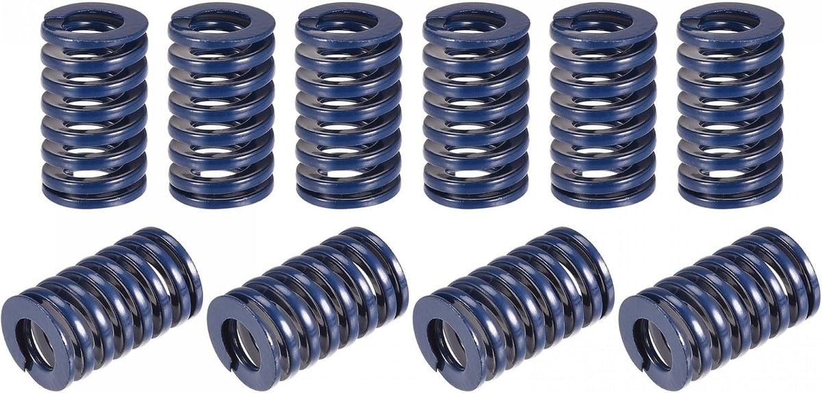 3D Printer Die Spring, 10pcs 14mm OD 25mm Long Spiral Stamping Light Load Compression Mould Die Springs for 3D Printer Electric Part, Blue