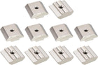 T Nuts, 50pcs - Nickel Plated Carbon Steel T Slot Bolts, 3030 Series M3 Hammer Head Fastener, Sliding T Nuts for Aluminum Extrusion Profile (Silver)