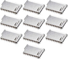 LinkMejor SD Memory Card Socket Short Body 11 Pin PCB Mount Connector 10pcs
