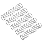 Compression Spring, 5Pcs 304 Stainless Steel, 11mm OD, 0.9mm Wire Size, 50mm Free Length, Silver Tone
