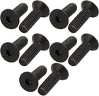 10pcs M5x16mm Flat Countersunk Head Hex Socket Left Hand Thread Bolt DIN7991