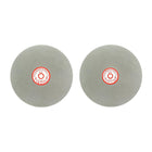 8-inch 240-Grit 400-Grit Diamond Coated Flat Lap Wheel Grinding Sanding Polishing Disc 2pcs