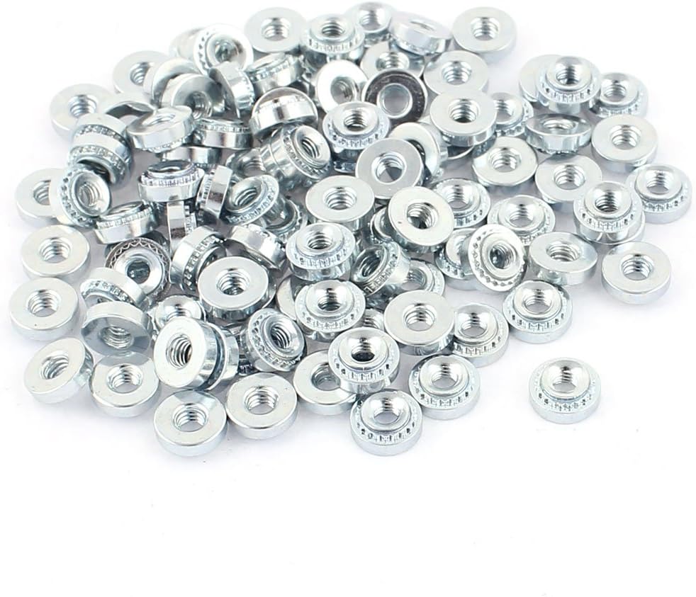 M2.5-1 Knurled Metal Self Clinching Nut Fastener 100pcs