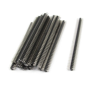 A13081500ux0125 2.54 mm Pitch 80 Pins Double Row Male Pin Header 20 Pcs (Pack of 20)