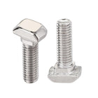 M5x16mm T-Slot Drop-in Stud Sliding Bolt Screw Carbon Steel for 20 Series Aluminum Profile 5pcs